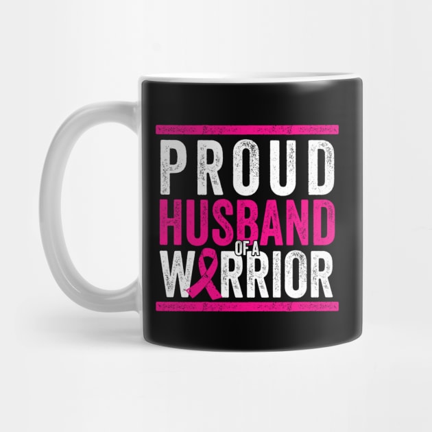 Proud Husband of a Warrior - Cancer Support Gift by Sarjonello